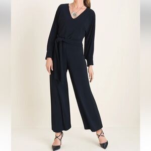 Chico's Black Jumpsuit with Wide-Leg Silhouette